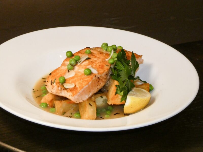 Salmon Vesuvio at Di Pescara