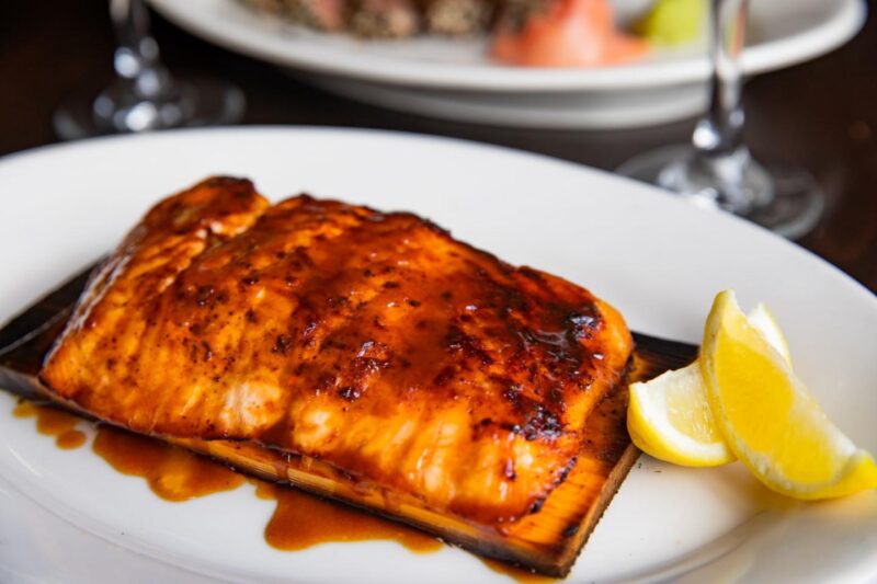 Cedar Planked Salmon from Wildfire