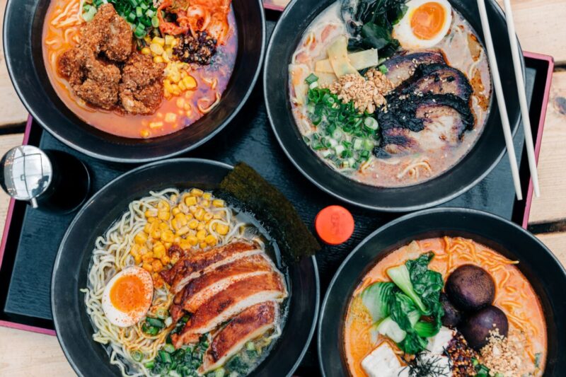 Bowls of Ramen from Ramen-san