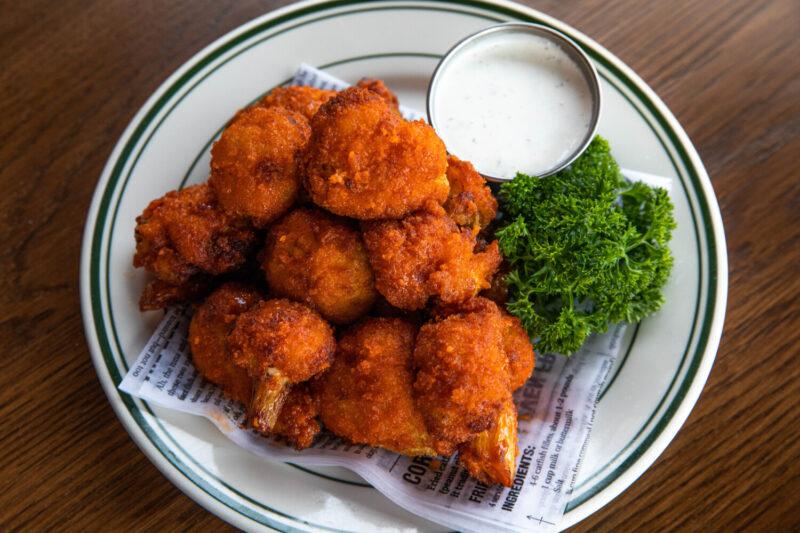 Crispy Buffalo Cauliflower at L. Woods