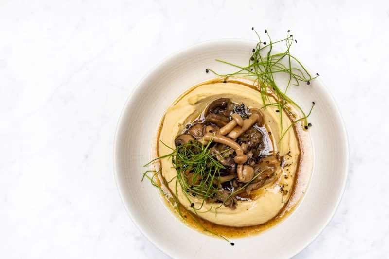 Aba Mushroom Hummus