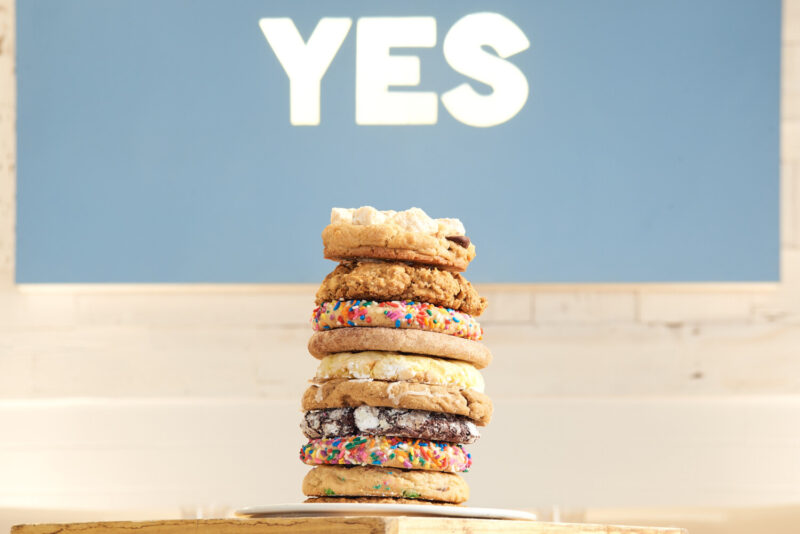 Stack of cookies at Summer House