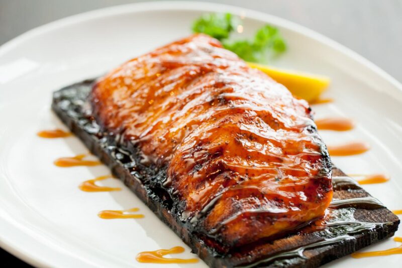 Wildfire Cedar Planked Salmon