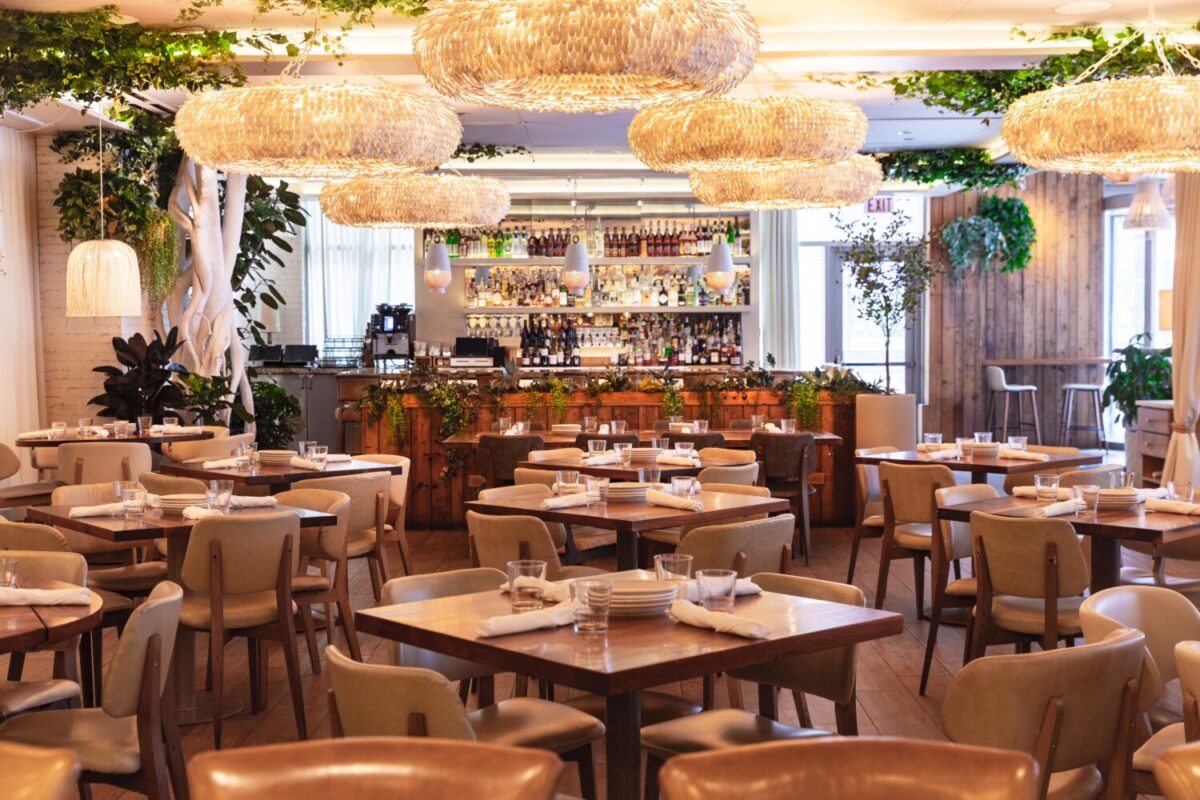 The interior at Ema River North