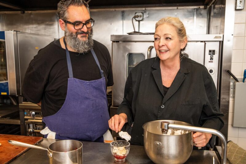 Chef Rita and Corporate Chef Ash in the Test Kitchen