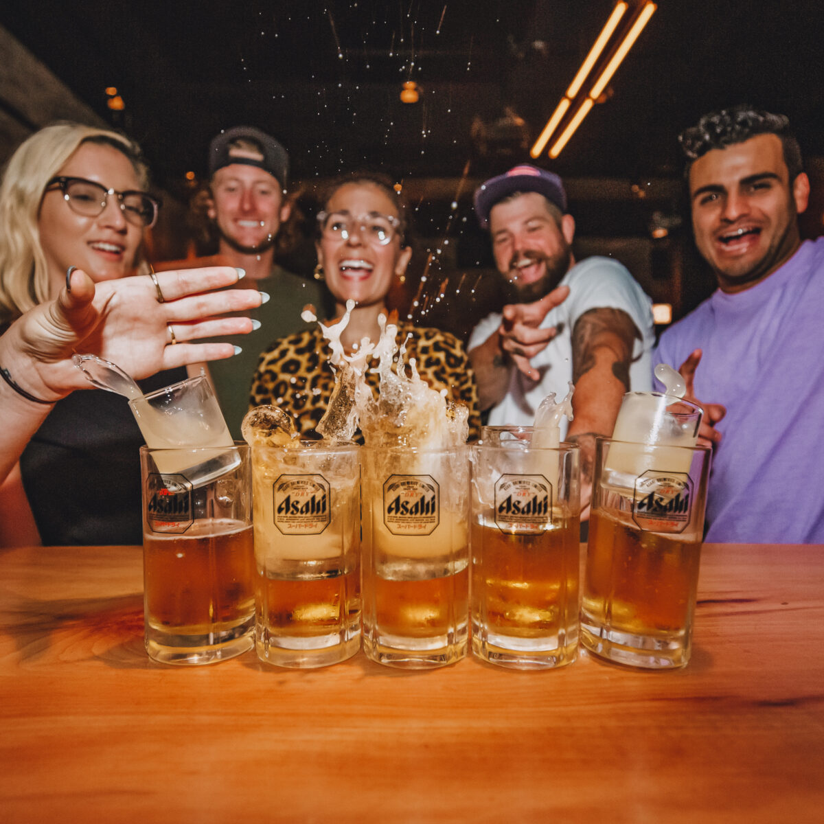 Sake Bombs Group Shot