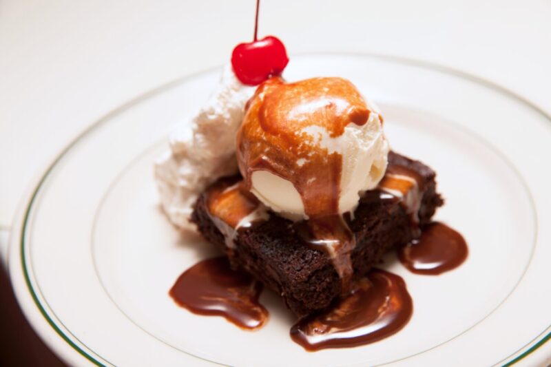 Joes Gluten Free Brownie Sundae