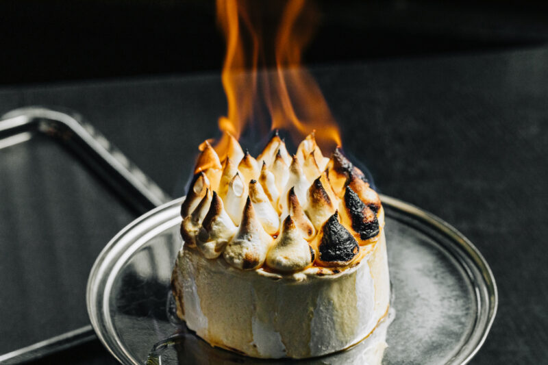 RPM Italian Baked Alaska - Spumoni Torta Meringata