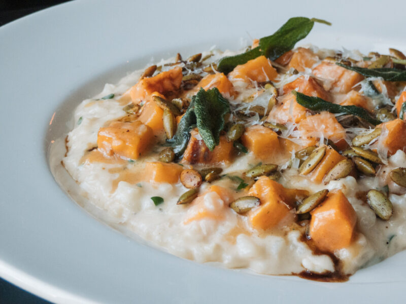 Butternut squash risotto