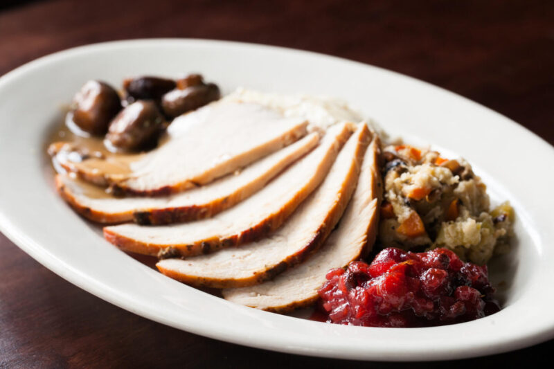 wildfire turkey dinner plate