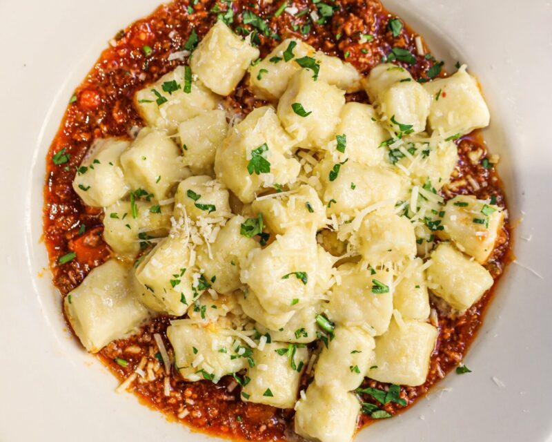 Gnocchi Bolognese at Antico Posto