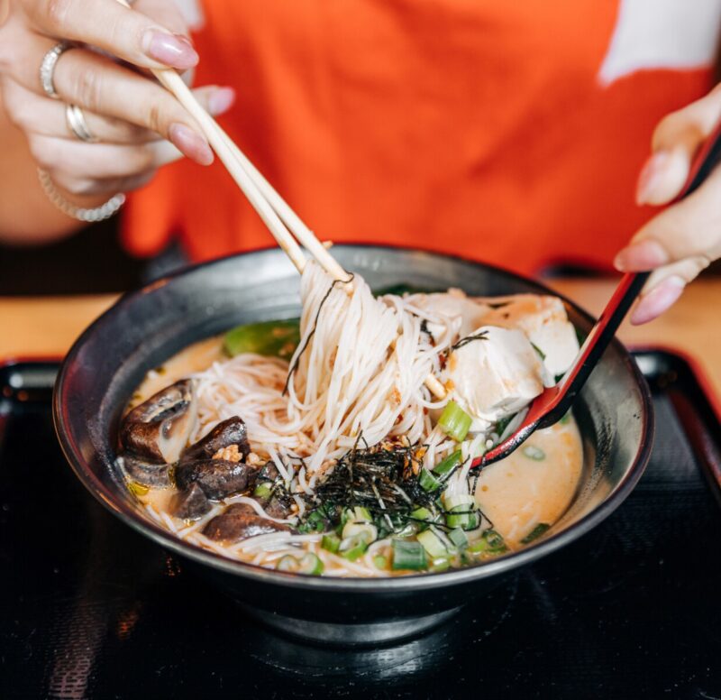 Gluten-free ramen at Ramen-san