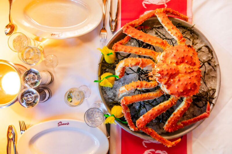 Shaw's Whole King Crab Experience