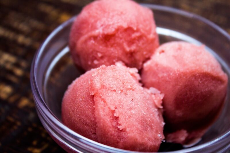 Seasonal Sorbet at Cafe Ba-Ba-Reeba!