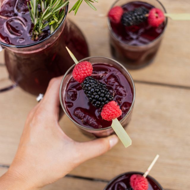 Blackberry-Rosemary Sangria