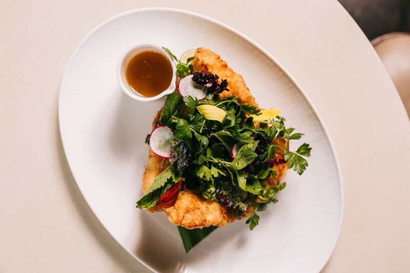 The Crispy Filet of Snapper at Miru