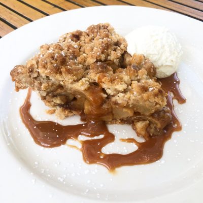 Wildfire Apple Streussel Pie