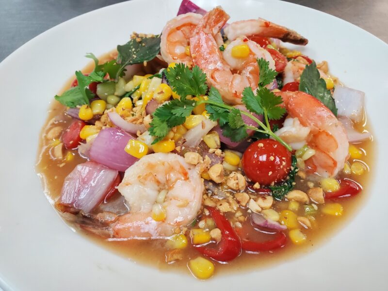 Big Bowl's Shrimp & Summer Vegetable Stir-Fry