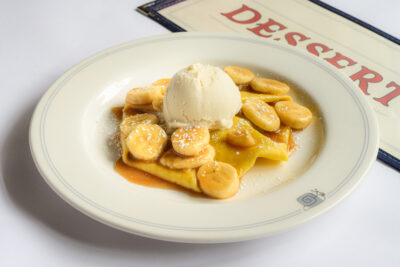 Bananas Foster Crepe at Mon Ami Gabi