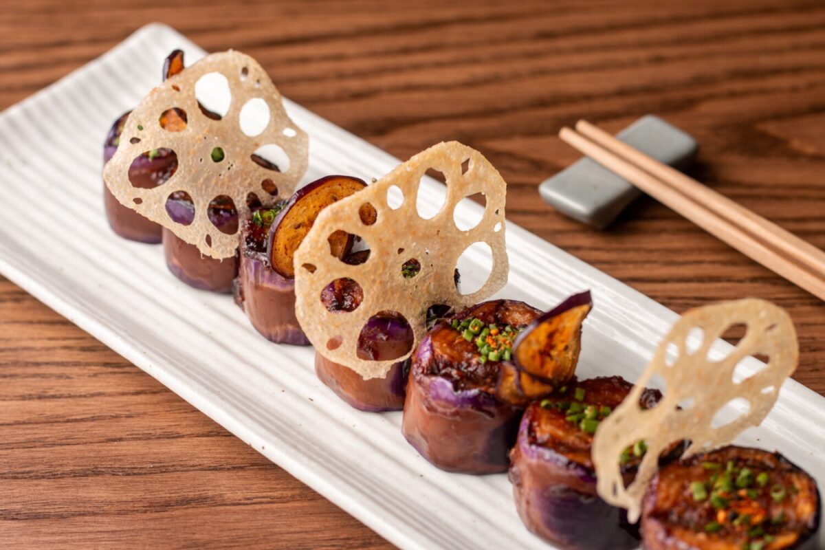 miru eggplant skewer