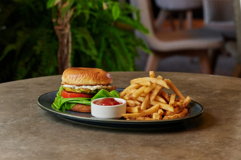Aba's Chicken Kefta Burger