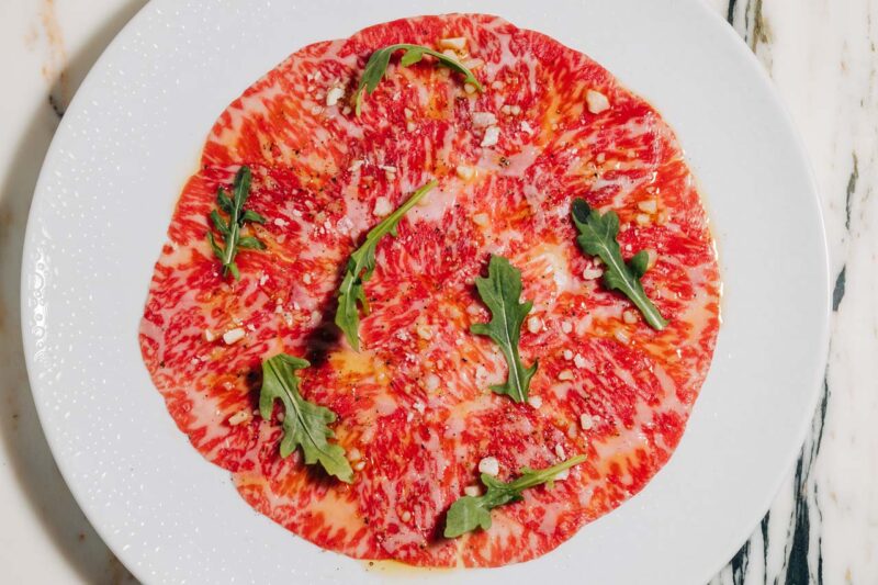 A5 Wagyu Carpaccio at RPM Italian