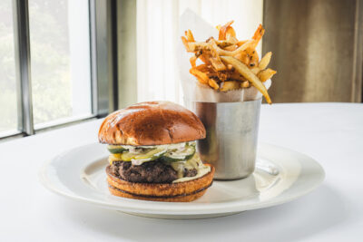 Le Cheeseburger & Frites at Mon Ami Gabi