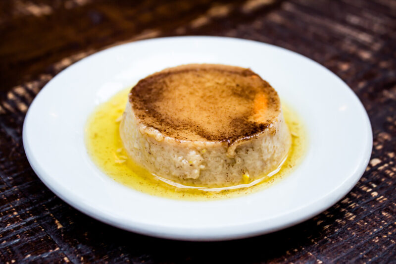 Natilla Flan at Cafe Ba-Ba-Reeba!