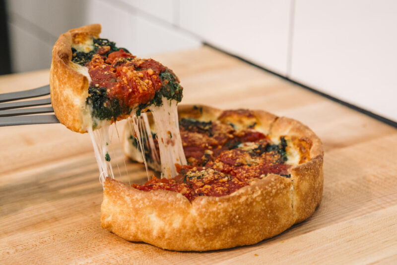 Beatrix Market's signature Individual Deep Dish Pizzas