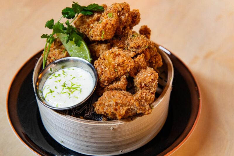 Karaage Chicken Nuggets with lime kosho aioli