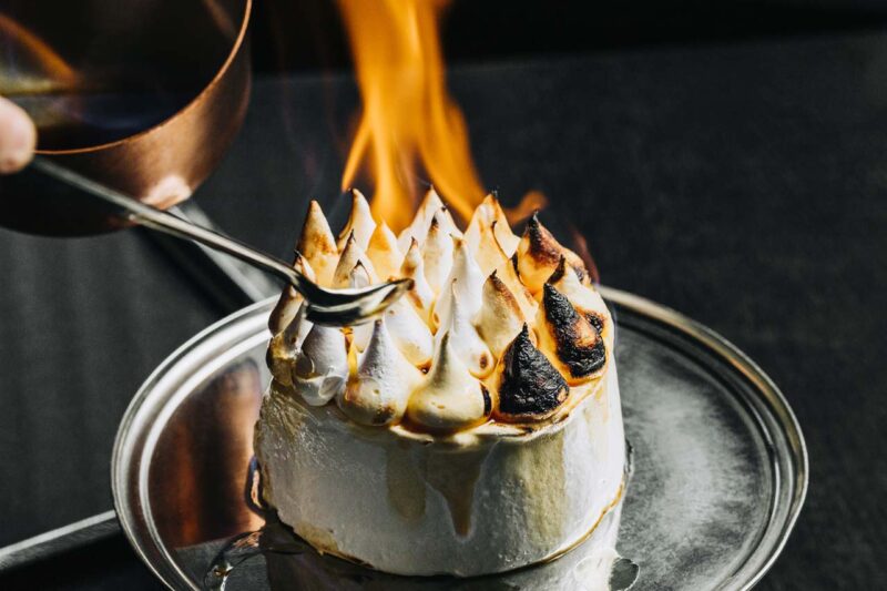 Torta Meringata, Baked Alaska at RPM Italian