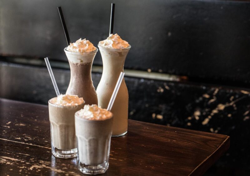 Chocolate shakes and malts at R.J. Grunts