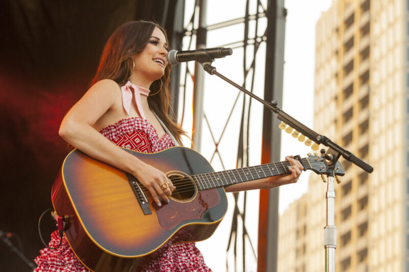 Kacey Musgraves performing at Windy City Smokeout