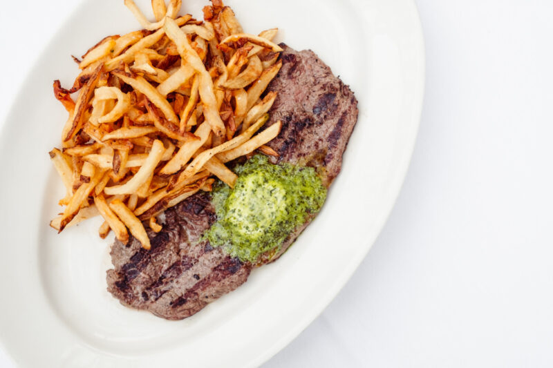 mon Ami Gabi Steak Frites