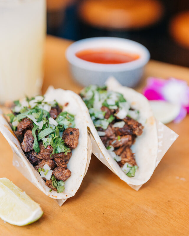 Grilled Carne Asada Tacos from Tallboy Taco