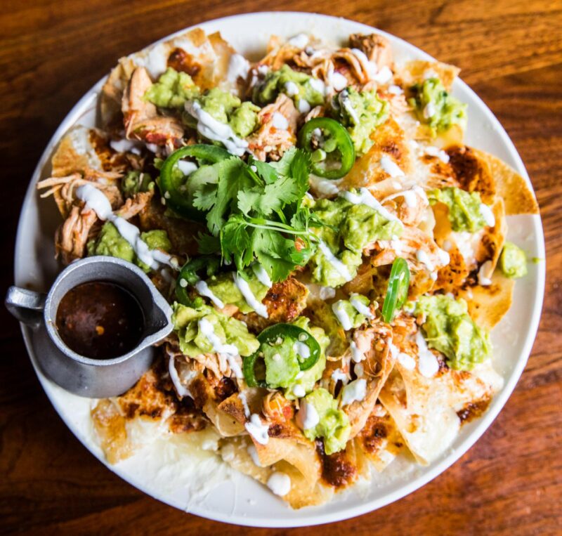 Hub 51's Pulled Chicken Nachos