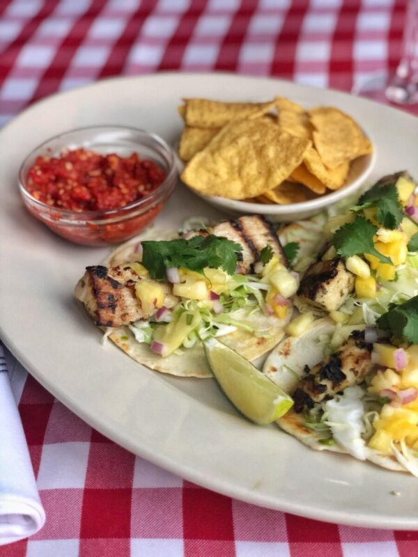 Grilled Fish Tacos at Quality Crab & Oyster Bah
