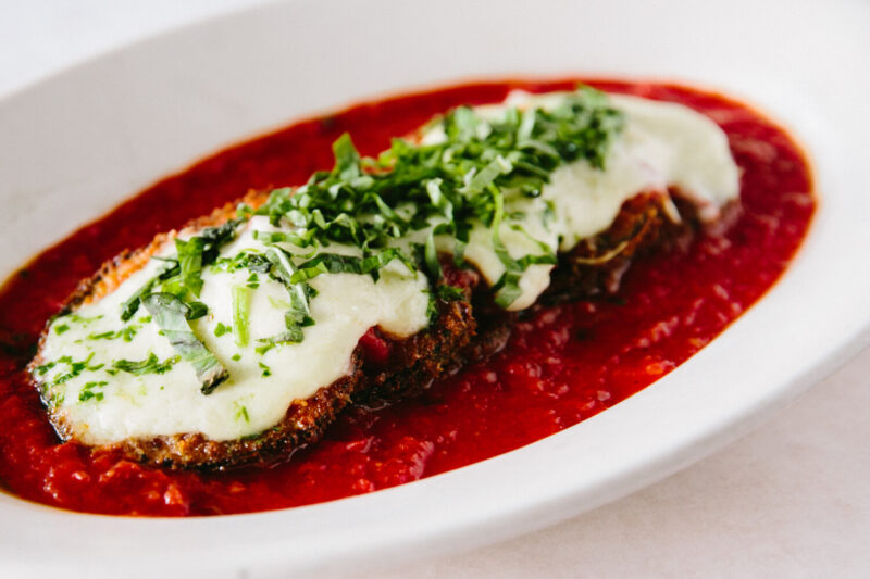 Eggplant Parmesan at Antico Posto