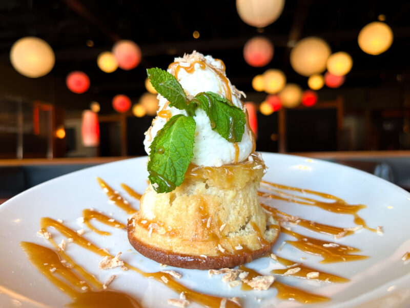 The Caramelized Pineapple Cake Lunar New Year special at Big Bowl