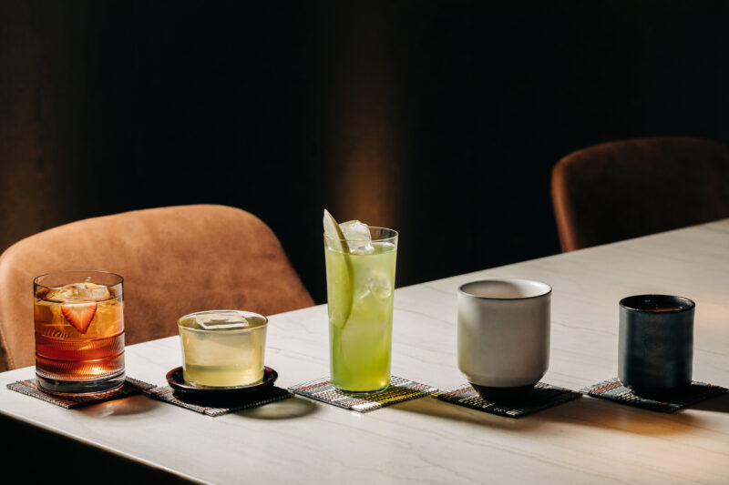 Zero proof cocktail pairings at omakase room