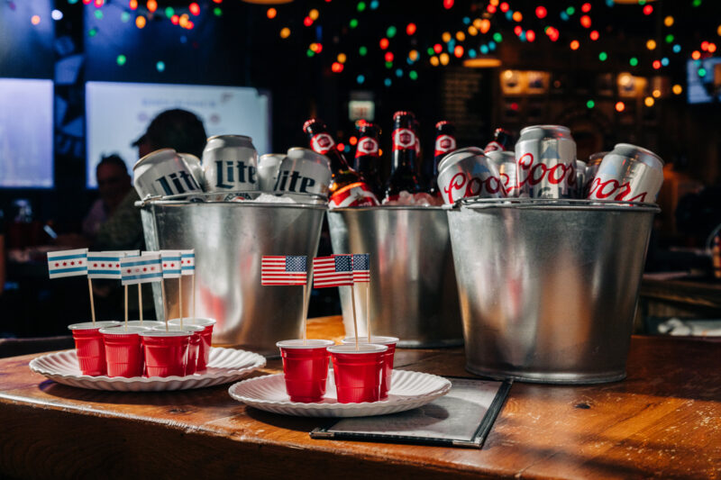 Jello shots and beer buckets at Bub City