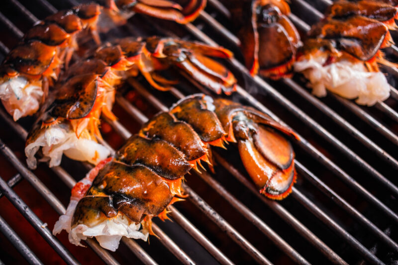 Lobster on the grill