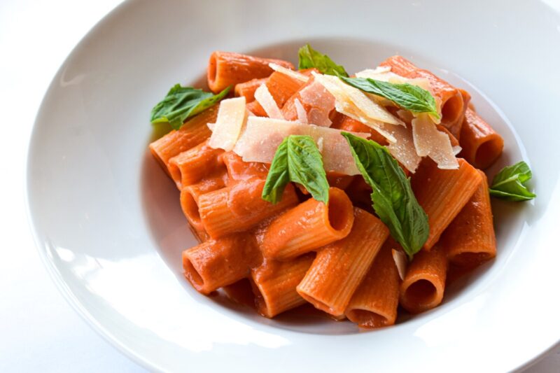 Spicy Rigatoni Alla Vodka at Antico Posto