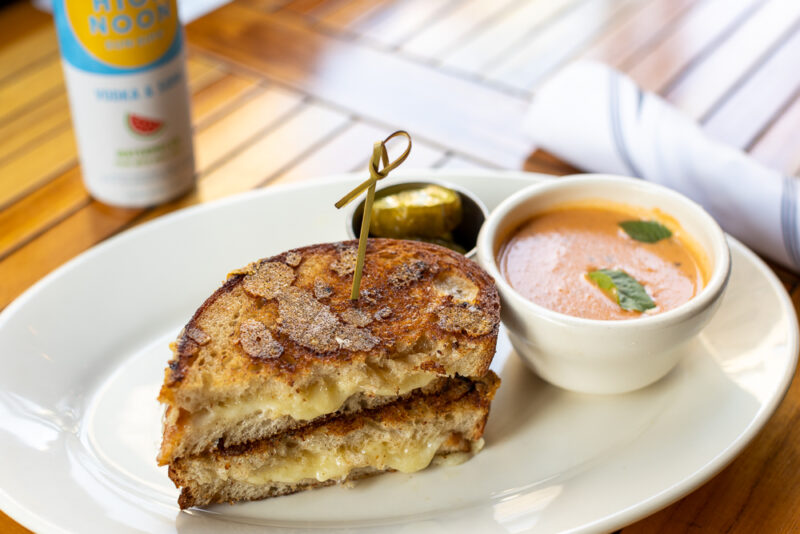 Grilled Cheese and tomato soup