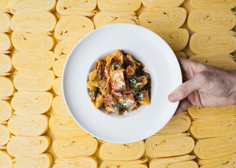 Hand-cut pappardelle recipe