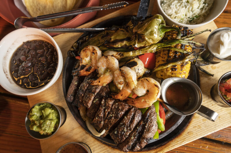 Steak and Shrimp Fajita