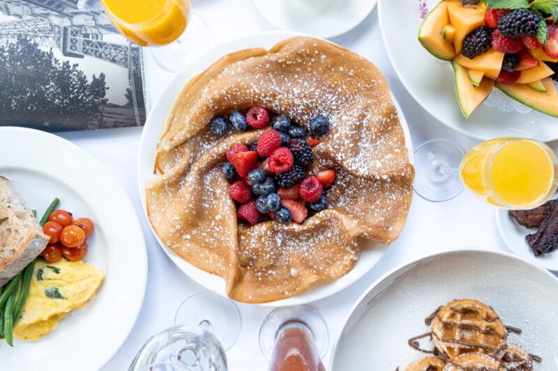 MAg breakfast spread in Vegas