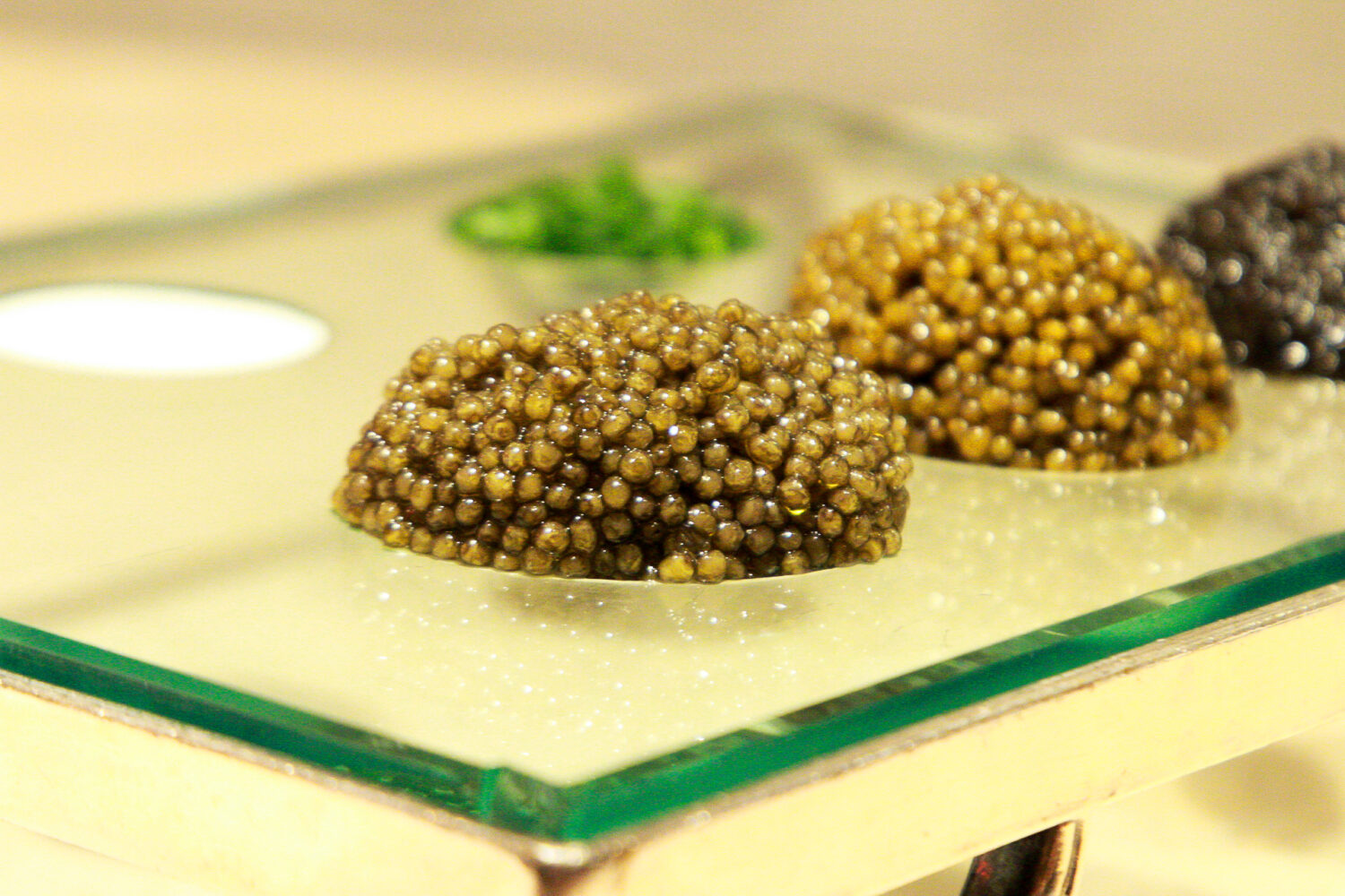 Caviar Service at Eiffel Tower Restaurant