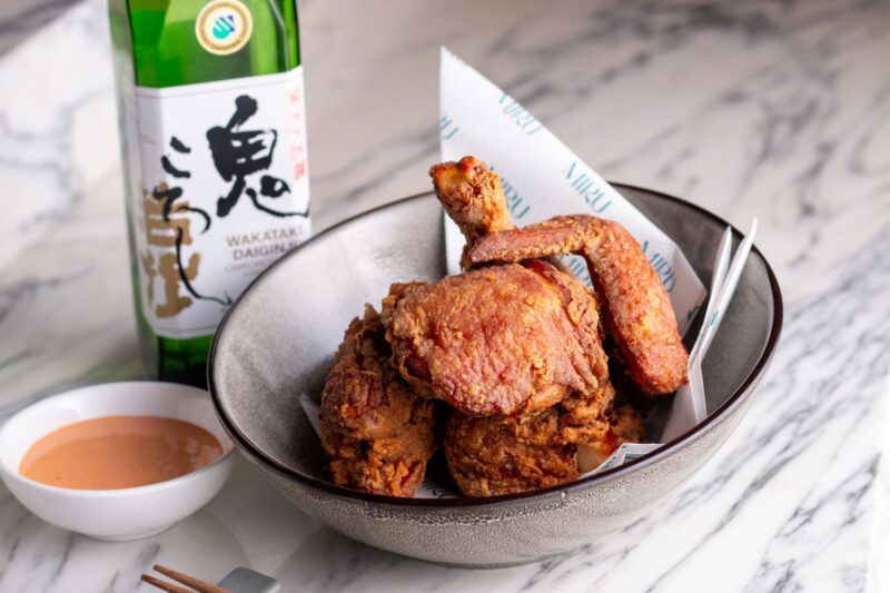 Japanese Fried Chicken at Miru at The St. Regis Chicago