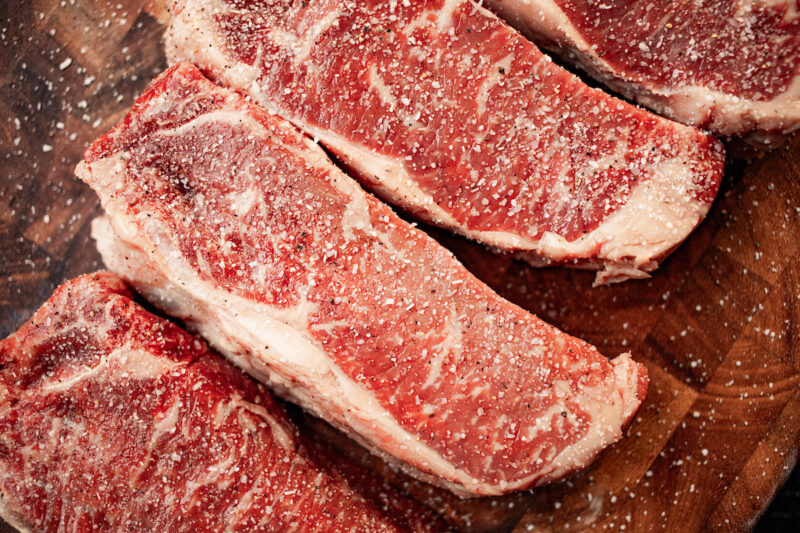 seasoned steaks